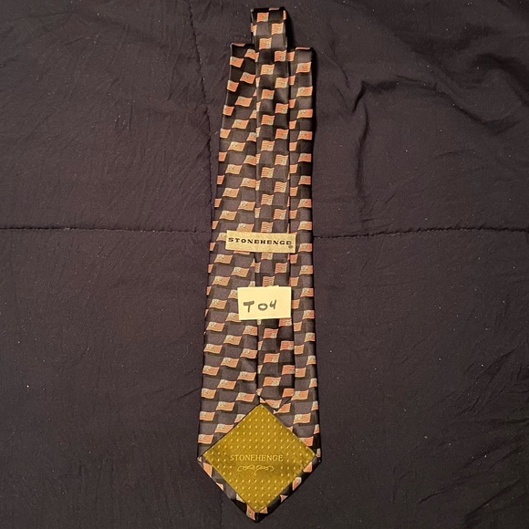 Stonehenge American Flag Tie - Picture 2 of 2